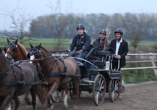 Dirk Neerincx met groom Philip Basta en Jerôme Corret