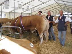 Disco v.Ronaldo met Ton Hartman en Peter Thissen(r) in Les Herbiers 2010